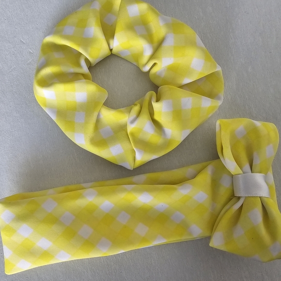 Mummy & Me Scrunchie and Baby headband set - Picture 2 of 7